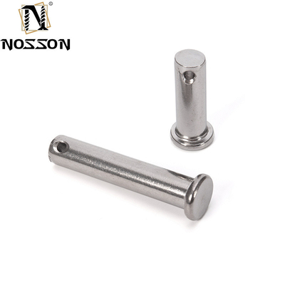 Edelstahl 304 Schachtspin Flachkopf Clevis-Pin mit Loch DIN1434 und längere Lebensdauer TiCN Endfederspinne integriert
