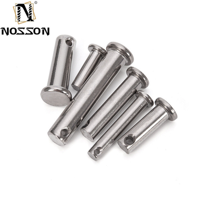 Edelstahl 304 Schachtspin Flachkopf Clevis-Pin mit Loch DIN1434 und längere Lebensdauer TiCN Endfederspinne integriert