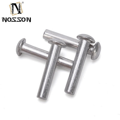ISO-Standard Metrische Aluminium Messing Massivkern Rivet Festkern Flachkopf Rundkopf Massiv mild Stahl Kupfer Rivets mit hellen Oberfläche
