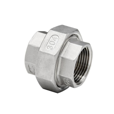 Gusseisen aus Edelstahl 304/316 Union Elbogen für die Wasserversorgung Nippelverbindung Gewinde Sanitärmaterial Rohrbelag