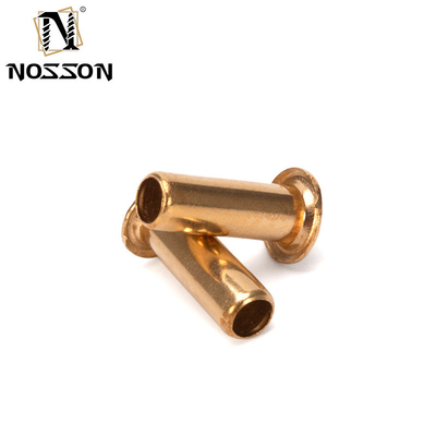 ANSI/ASME-Standard 1,5 mm 2,5 mm 3 mm 4 mm Kupfer Messing oder Stahl Hohlrohrige PCB-Nivette mit korrosionsbeständiger Oberfläche