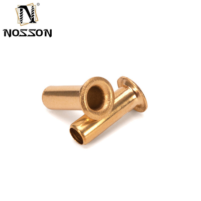 ANSI/ASME-Standard 1,5 mm 2,5 mm 3 mm 4 mm Kupfer Messing oder Stahl Hohlrohrige PCB-Nivette mit korrosionsbeständiger Oberfläche