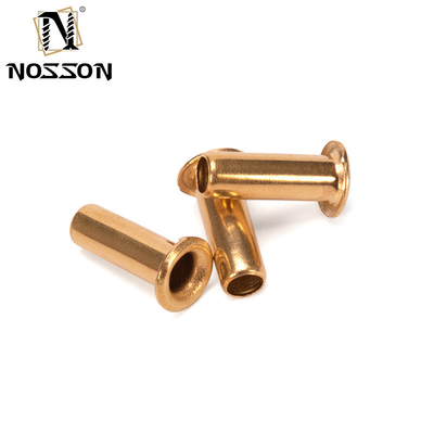 ANSI/ASME-Standard 1,5 mm 2,5 mm 3 mm 4 mm Kupfer Messing oder Stahl Hohlrohrige PCB-Nivette mit korrosionsbeständiger Oberfläche