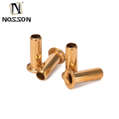 ANSI/ASME-Standard 1,5 mm 2,5 mm 3 mm 4 mm Kupfer Messing oder Stahl Hohlrohrige PCB-Nivette mit korrosionsbeständiger Oberfläche