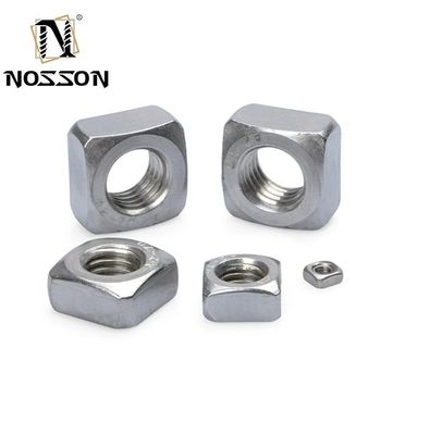 Schwarze Oxidveredelung aus Edelstahl M3 M5 M6 M12 Nuss Kleine Seitenbolze und Nüsse 316 Countersunk Head Quadrat Nüsse ANSI Standard