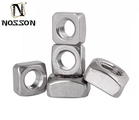 Schwarze Oxidveredelung aus Edelstahl M3 M5 M6 M12 Nuss Kleine Seitenbolze und Nüsse 316 Countersunk Head Quadrat Nüsse ANSI Standard