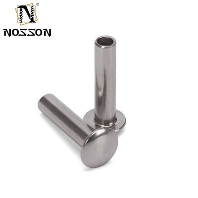 Helle Oberfläche Flachkopf Halbhöhle Halbrohrrieten für Aluminium und Edelstahl im ISO-Standard