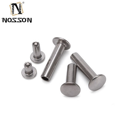 Helle Oberfläche Flachkopf Halbhöhle Halbrohrrieten für Aluminium und Edelstahl im ISO-Standard