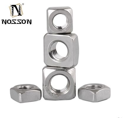 Zinkplattierte Edelstahl-DIN-Standard-Dünne Quadrat-Nuss für Befestigungsprodukte in der Lebensmittel- und Getränkeindustrie