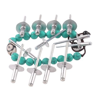 DIN-Standard-Aluminium-Edelstahl-Multi-Grip-Lock-Stil Offene Schließende End Blind-Pop-Nivet für weiße Produkte