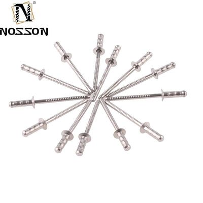 DIN-Standard-Aluminium-Edelstahl-Multi-Grip-Lock-Stil Offene Schließende End Blind-Pop-Nivet für weiße Produkte