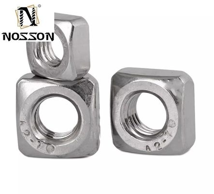 M3 M4 M5 M6 M8 M10 M12 304/316 Edelstahlquadratkerne für die Lebensmittel- und Getränkeindustrie Schwerindustrie