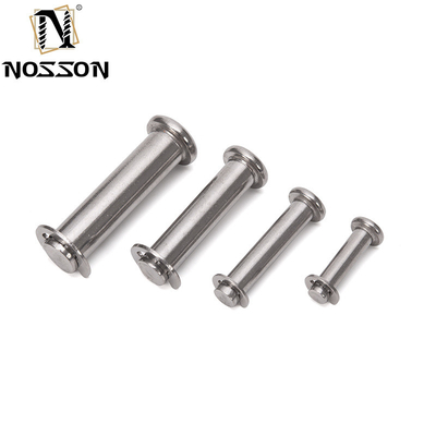 DIN1444 Standard-Clevis-Pins ohne Faden rund Flachkopf Sicherheitsschloss-Pin mit R-Clip-Loch in kundenspezifischem Edelstahl