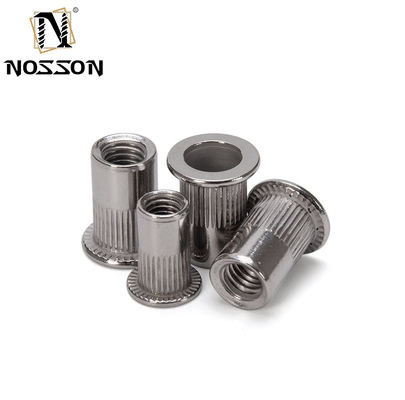 Hohe Präzision und Effizienz Halbknurled Rivet Nut in 304 Edelstahl für DIN Standard durch professionelle Herstellung