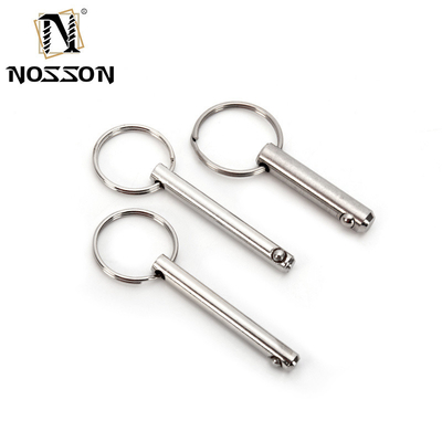 Allgemeine Industrie Selbstverriegelung Frühling geladenen Kugelsperre Schnelle Freigabe Pins M5 M6 M8 Edelstahl Linie Array Drücken Knopfgriff für Audio