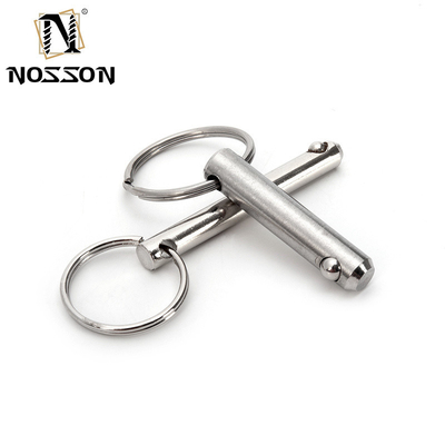 Allgemeine Industrie Selbstverriegelung Frühling geladenen Kugelsperre Schnelle Freigabe Pins M5 M6 M8 Edelstahl Linie Array Drücken Knopfgriff für Audio