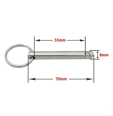 Luftversand Silber-Edelstahl-Schnellabbrecher für Korrosionsbeständiges Bimini-Top