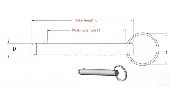 Luftversand Silber-Edelstahl-Schnellabbrecher für Korrosionsbeständiges Bimini-Top
