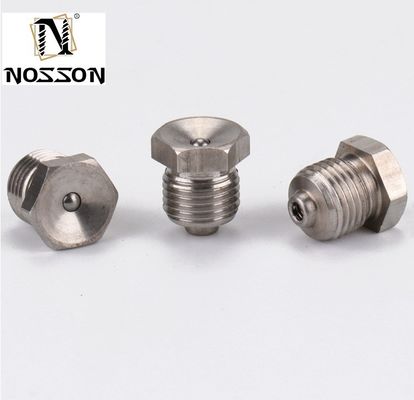 Zusammengestellte OBM-Unterstützung Edelstahl-Fett-Nippel-Fittings mit Hexagon-Kopf-Design und Gießung SS304