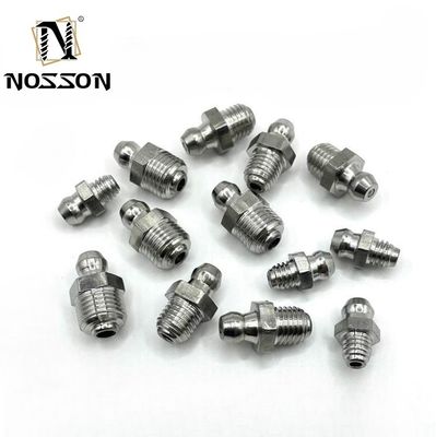 Zusammengestellte OBM-Unterstützung Edelstahl-Fett-Nippel-Fittings mit Hexagon-Kopf-Design und Gießung SS304
