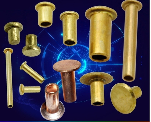 ISO-Standard Messing Rundkopf Kupferniete für robuste Konstruktion und kundenspezifisches Design
