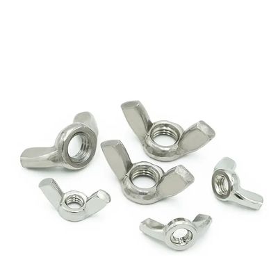 Suche nach Verbindungselementen für die Schwerindustrie Schauen Sie sich DIN315 Butterfly Wing Nuts in Zink an Weiß/gelb Zink Carbon Stahl