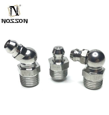 DIN-Standard M12 M10 M8 M6 1/8 1/4 Edelstahl Gerade 304 Fett Nippel NPT Öl Mund für Rohrleitung Butter Pistole Befestigungen