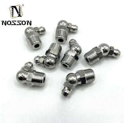 DIN-Standard M12 M10 M8 M6 1/8 1/4 Edelstahl Gerade 304 Fett Nippel NPT Öl Mund für Rohrleitung Butter Pistole Befestigungen