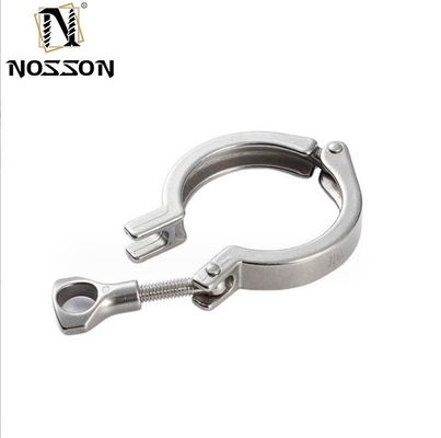 Hohe Festigkeit Edelstahl Tri-Clamp für Schwerlast-Hochdruckgeräte Rohr DIN Standard 304/316 Material