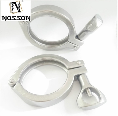 Hohe Festigkeit Edelstahl Tri-Clamp für Schwerlast-Hochdruckgeräte Rohr DIN Standard 304/316 Material