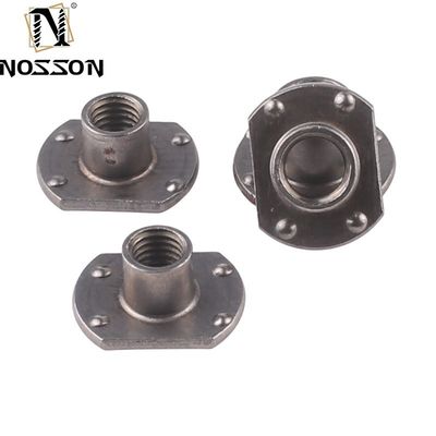 Chromplattierte T-Typ Randschweißmutter für Automobil-Spot-Schweißstahlschrauben Langlebig und einfach zu installieren 8mm-50mm Länge