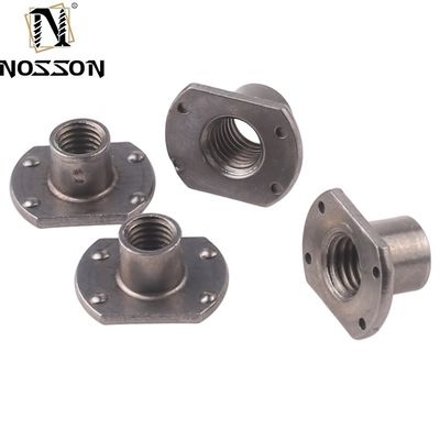 Chromplattierte T-Typ Randschweißmutter für Automobil-Spot-Schweißstahlschrauben Langlebig und einfach zu installieren 8mm-50mm Länge