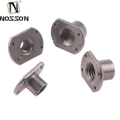 Chromplattierte T-Typ Randschweißmutter für Automobil-Spot-Schweißstahlschrauben Langlebig und einfach zu installieren 8mm-50mm Länge