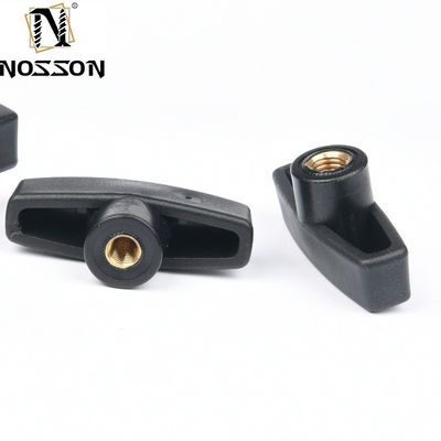 DIN-Standard M5 M6 M8 Edelstahl-Plastik-Bakelitknopf Drei-Kopf-Handverschlussmuttern für metrische Messung