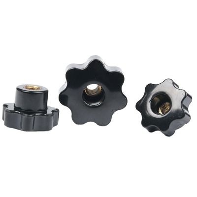 Chromplattierte Öl-Gas-Plastik-Knörel-Klamm-Nüsse Knob-Handgriff Star Knob Sortiment Kit M4/M6/M8/M10 Gewindehandknopf