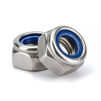 304 Edelstahl Metrische Hex Lock Nut M5 Nylon-Einsatz für DIN Standard und Imperial Inch Measurement System