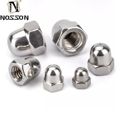 DIN1587 Edelstahl 304 M3 M4 M5 M6 M8 M10 M12 M14 M16 M18 M20 M24 Acorn Nut Hex Domed Cap Nut JIS Standard poliert
