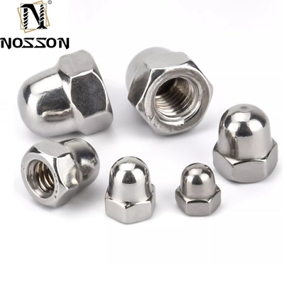 Metrisches Messsystem 304 316 Edelstahl Hexagon Cap Nut M3 m4 m5 m8 DIN1587 Hex Dome Acorn Nut für dauerhaftes Bergbau