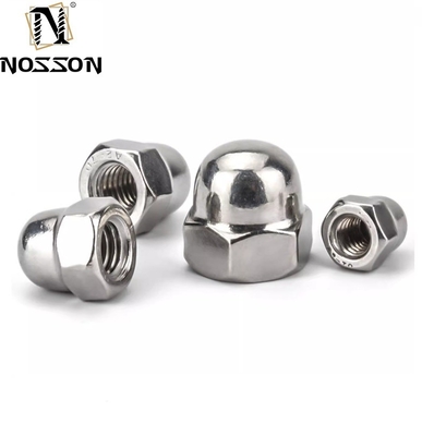 Metrisches Messsystem 304 316 Edelstahl Hexagon Cap Nut M3 m4 m5 m8 DIN1587 Hex Dome Acorn Nut für dauerhaftes Bergbau