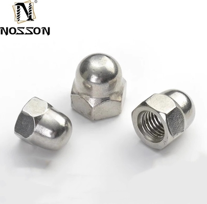 Wasseraufbereitung DIN Standard Gelb Beschichtung Messing Veredelung Zink Flake Beschichtet Hex Cap Nuss Eichelnuss mit Hexagon Dome Cap
