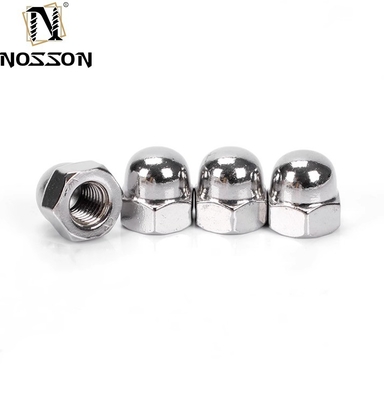 Wasseraufbereitung DIN Standard Gelb Beschichtung Messing Veredelung Zink Flake Beschichtet Hex Cap Nuss Eichelnuss mit Hexagon Dome Cap