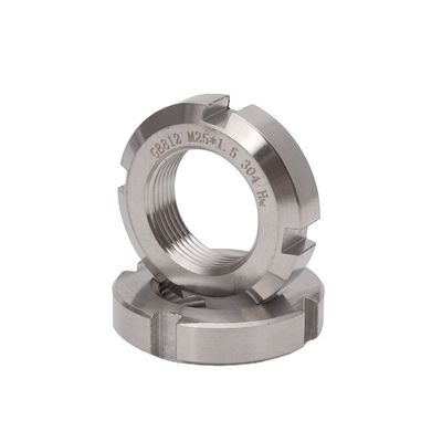 Schwarze Oxidveredelung KM-14 Metrische Locknut für M3-M12 und 1/4-5/16 Leistungsübertragung ANSI/ASME Standard Edelstahl