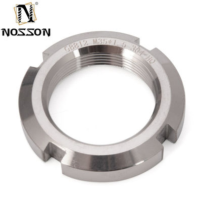 Schwarze Oxidveredelung KM-14 Metrische Locknut für M3-M12 und 1/4-5/16 Leistungsübertragung ANSI/ASME Standard Edelstahl