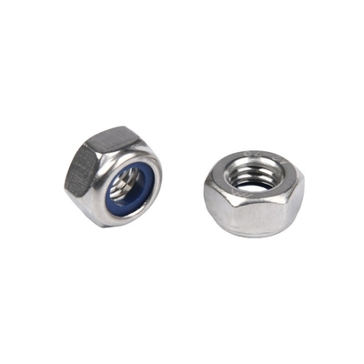 Imperial Inch Zink-Flake beschichtet galvanisierte Clinching Befestigungsmittel M8 Heißstempel Din985 Nylock Lock Rivet Hexagon Nut