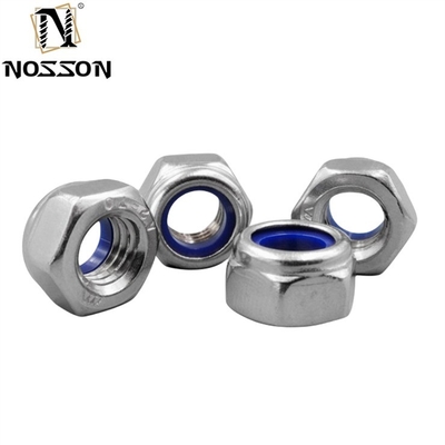 GB-Standard aus Edelstahl SS201/304/316 Hexagon Nylon-Einsatz selbstverriegelnde Nuss DIN982