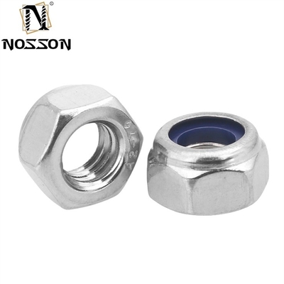 GB-Standard aus Edelstahl SS201/304/316 Hexagon Nylon-Einsatz selbstverriegelnde Nuss DIN982