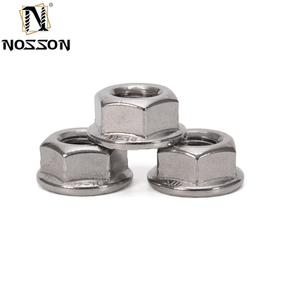 ANSI/ASME-Standard aus Edelstahl Hexagon Flanschmutter M4 M5 M6 M8 M10 M10 Gewinde DIN6923 für verschiedene Industriezweige