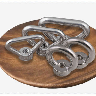 Passivierung DIN Standard Edelstahl Lifting Eye Bolts Augenmutter für Schwerindustrie und Industrie Polster Anwendungen