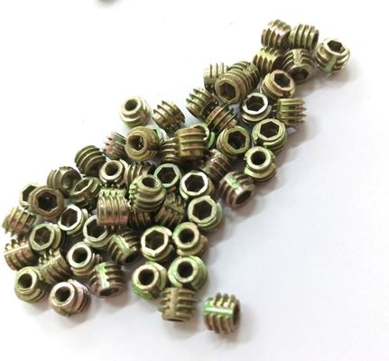 Schwarzoxidveredelung Metrisches Messsystem Möbel Holzinsert Nuss M5 M6 M8 Gewindeinsert für Holzgesundheitspflege