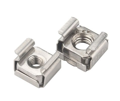 Metrische Messsysteme Anpassung 304 Edelstahl M4 M6 M8 Käfignüsse für Quadrat-Nuss und U-Clip-Nuss Chromplattiert